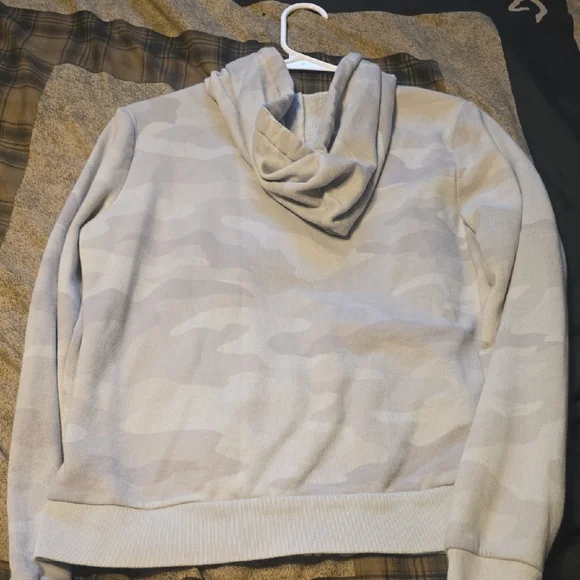 PINK Victoria's Secret Light Gray Hoodie - Picture 3 of 4